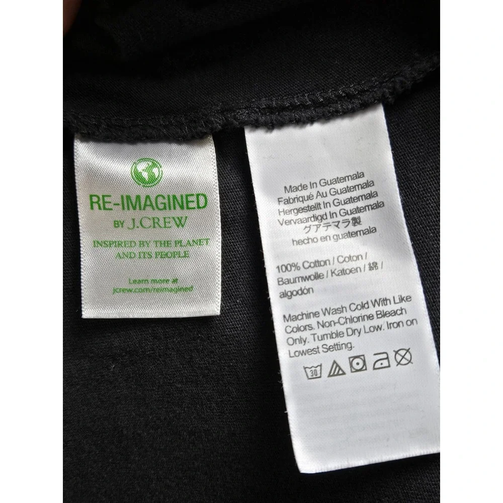 Women's J. Crew Medium‎ Black Cotton Sleeveless Drop Waist Maxi Dress Minimalist